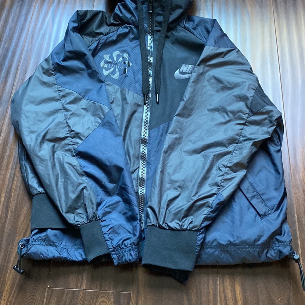 Nike X Sacai Edition Black / Navy NRG Ni-02 Hooded Anorak Jacket - Picture 8 of 17